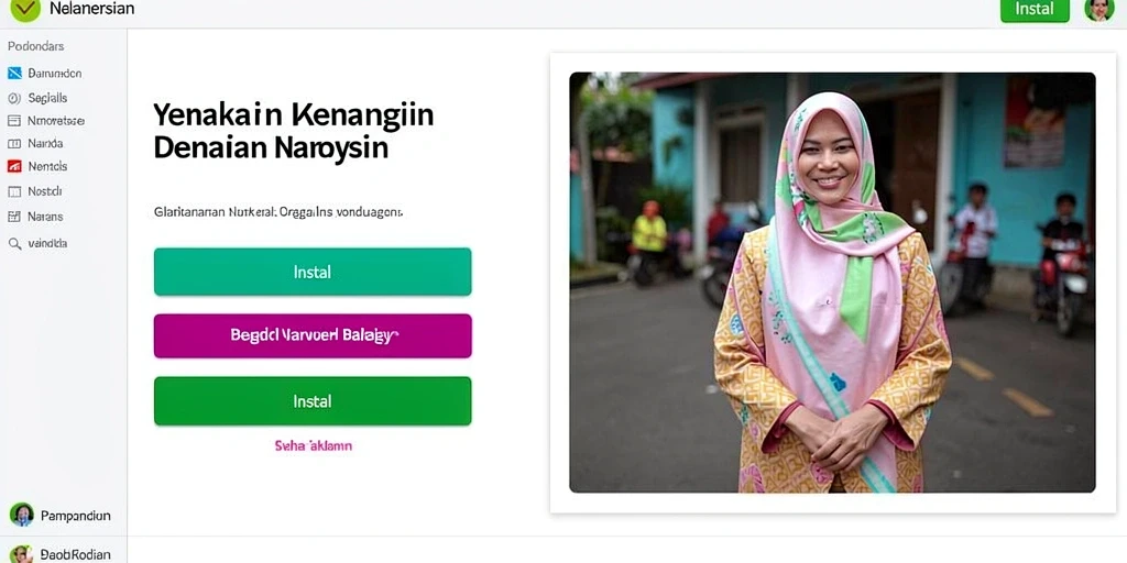 Screenshot menampilkan grafis yang memukau dan dunia yang luas.