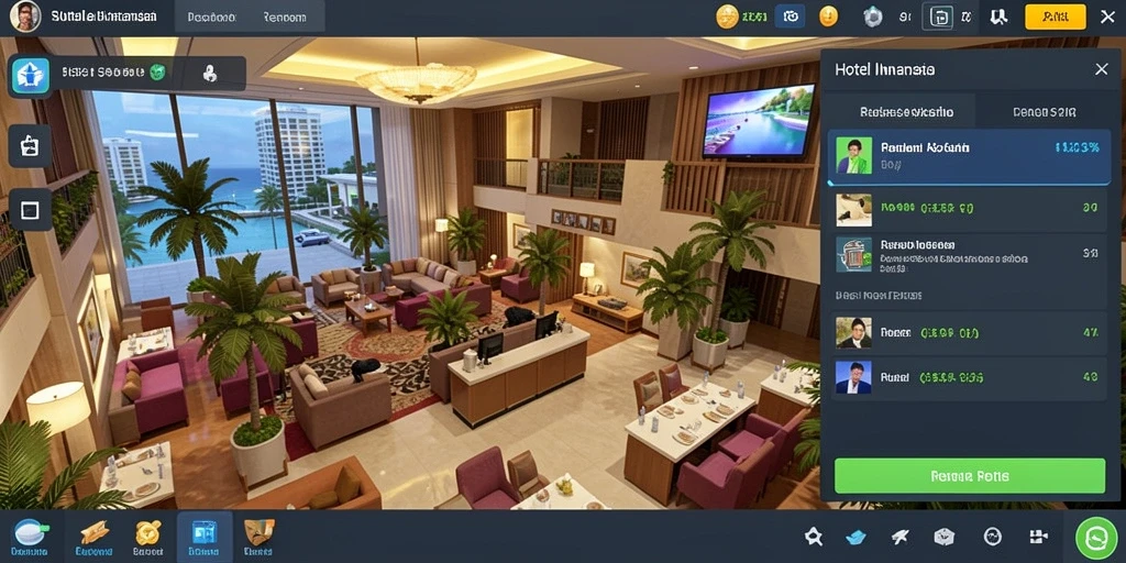 Screenshot ini menunjukkan tampilan antarmuka permainan AQUASLOT yang menarik.