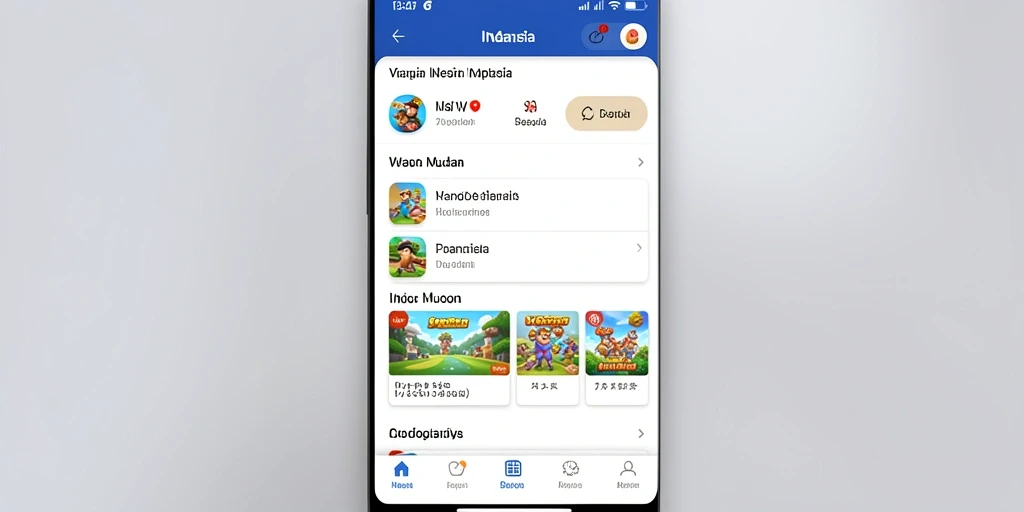 Tampilan awal BEBASMAX yang menarik dan mudah dinavigasi.