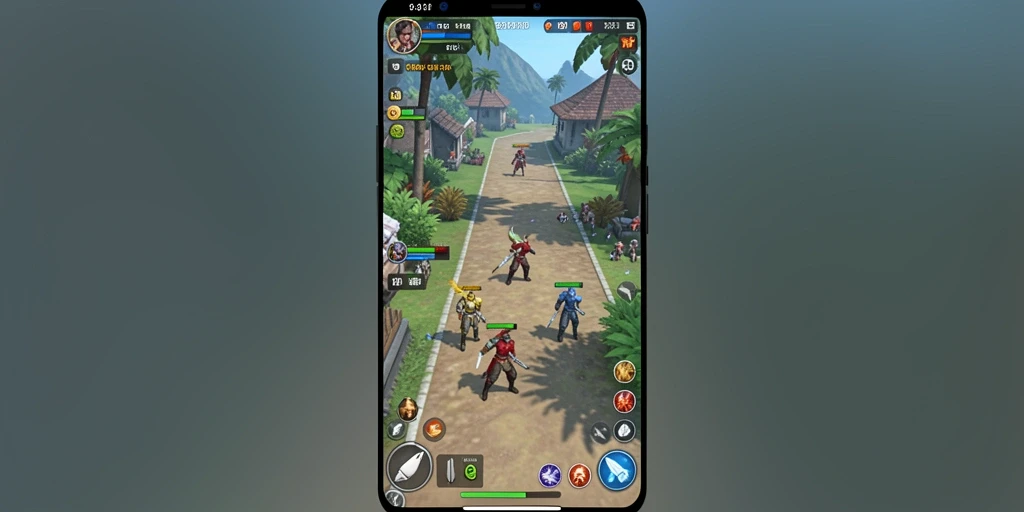 Screenshot GARANG4D menampilkan karakter heroik yang siap beraksi.