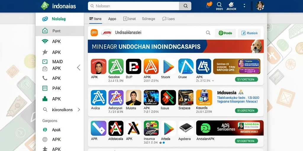 Tampilan menu utama yang menarik dan mudah dinavigasi.