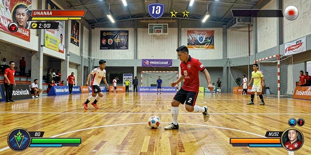 Tampilan grafis yang cerah dan menarik.