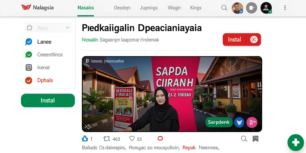 Tangkapan layar saat menjelajahi hutan misterius.